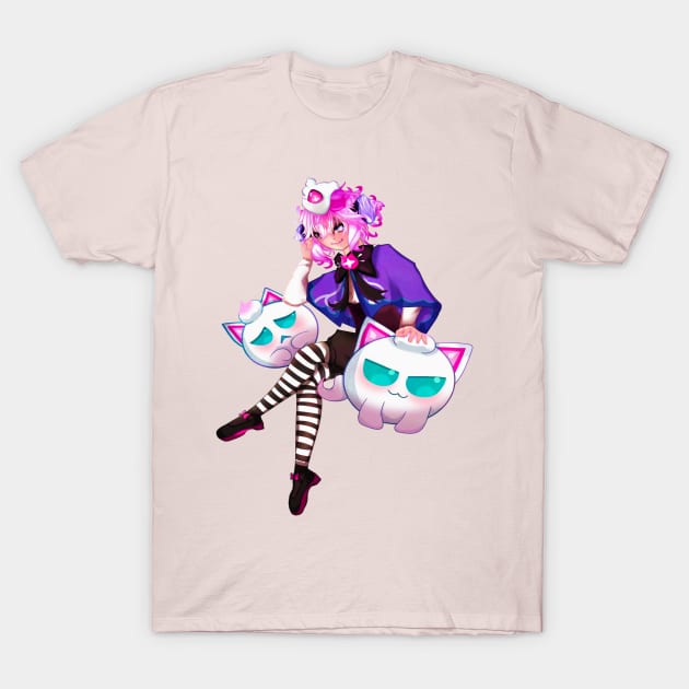 Strawberry crepe cookie- Cookie Run Kingdom T-Shirt by patchirisuu's corner store